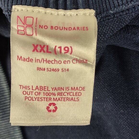 No Boundaries Blue, Waist Slimming Pull On Ankle Leggings, Capris Size XXL (19) - Picture 8 of 9